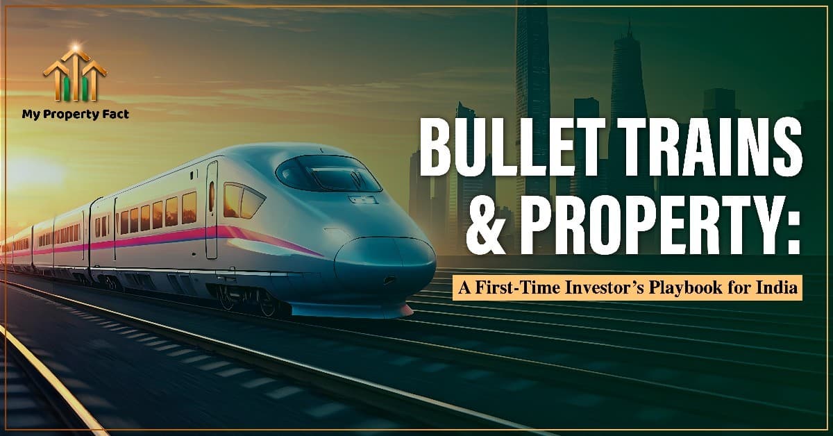 Bullet Trains & Property: A First-Time Investor’s Playbook for India — blog featured image on My Property Fact Bullet Trains & Property: A First-Time Investor’s Playbook for India — blog featured image on My Property Fact