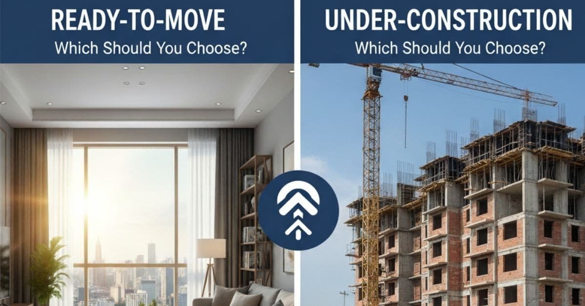 Ready-to-Move vs Under-Construction: Which Should You Choose? — blog featured image on My Property Fact Ready-to-Move vs Under-Construction: Which Should You Choose? — blog featured image on My Property Fact