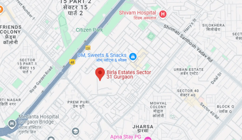 Project Location Map