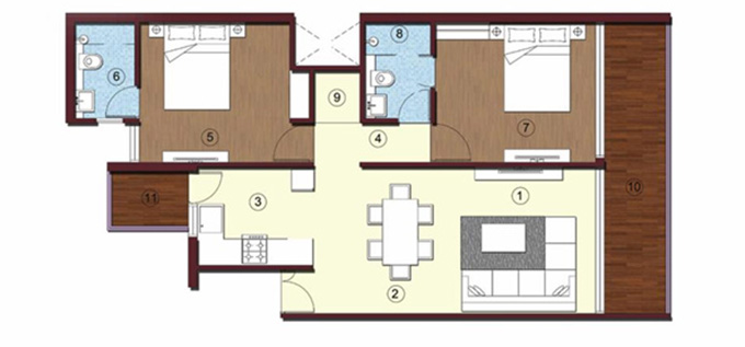 Food Court Floor Plan